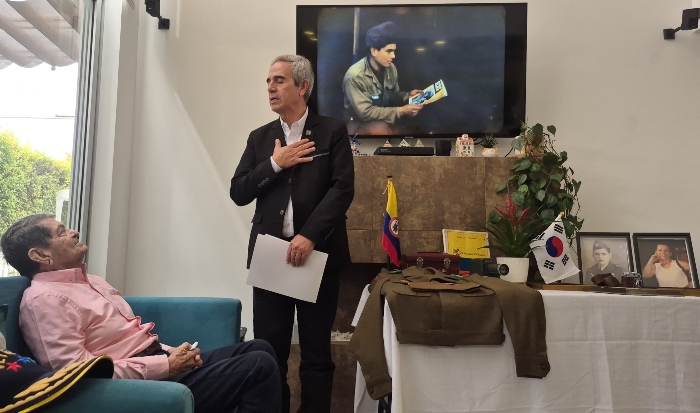 Don Rodrigo Villescas, héroe de la Guerra de Corea