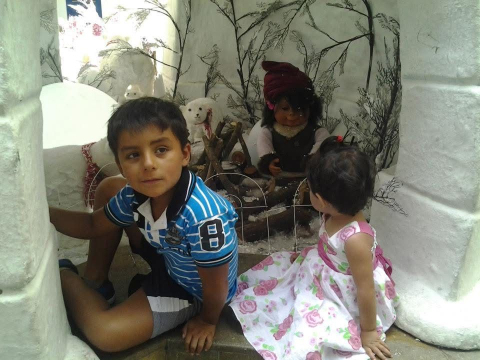 Simón, de niño.