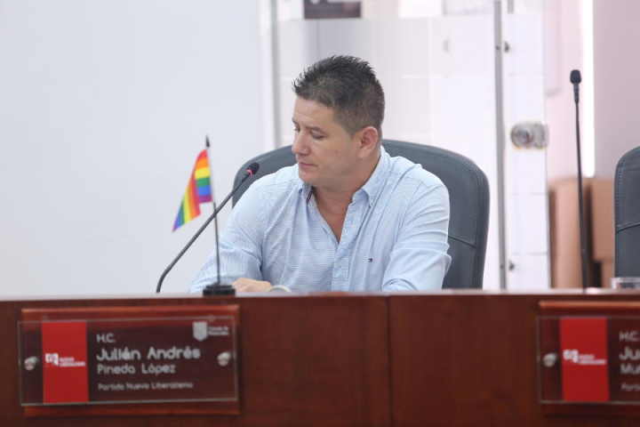 Julián Andrés Pineda López, presidente del Concejo de Manizales