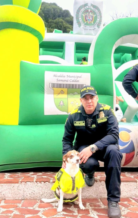 La Policía sí tiene sus mascotas Foto | Cortesía Policía de Caldas | LA PATRIA