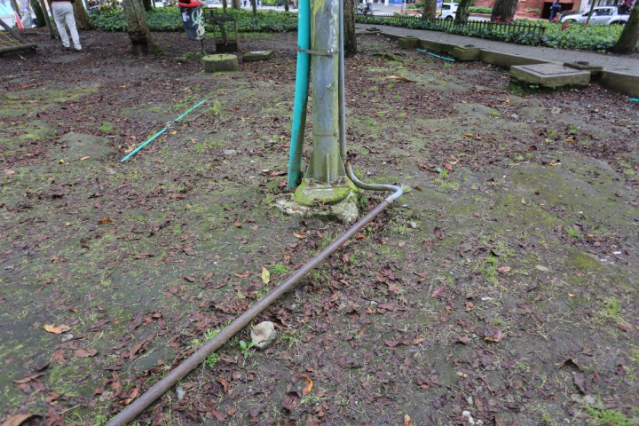 Mal estado del parque Antonio Nariño