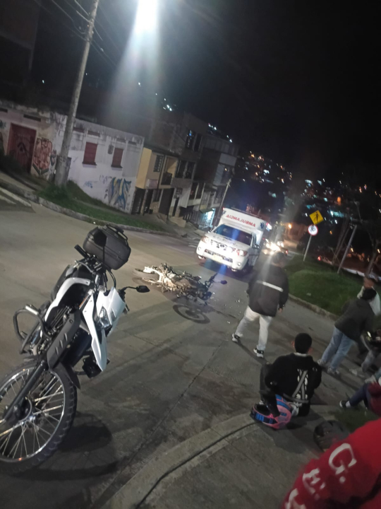 accidente moto Manizales