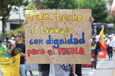 Marcha de trabajadores