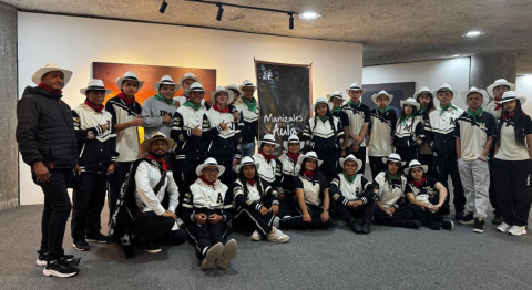 “Con los sombreros, los chicos personificaron a los arrieros