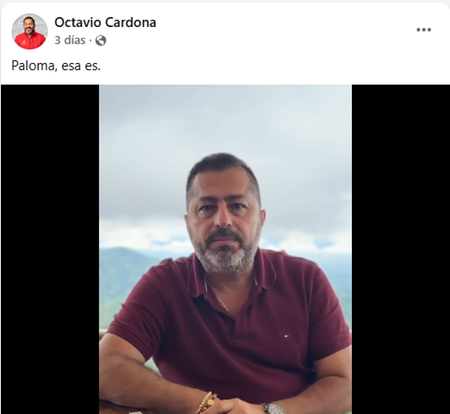 Octavio Cardona se va con Paloma Valencia