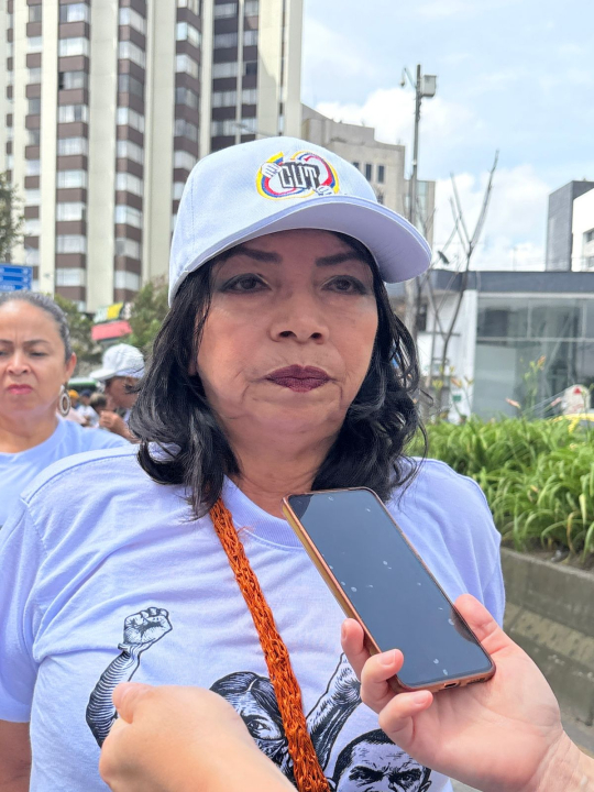 Olga Herrada, presidenta de Sintracihobi en Caldas