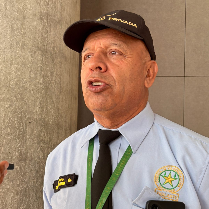 Óscar Alberto Marín Ríos, guarda de seguridad