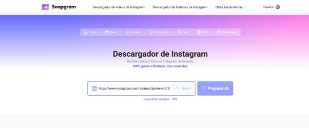 Pégalo en Snapgram