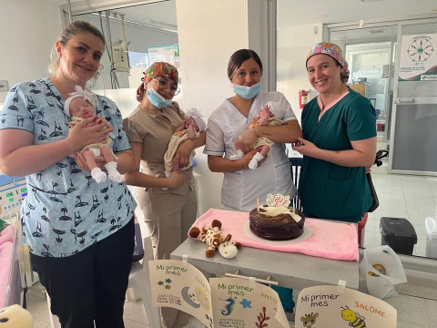 Celebrando el primer mes