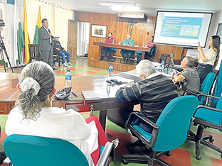 Secretario de Agricultura de Caldas, en el Concejo Foto | Diego Salgado | LA PATRIA
