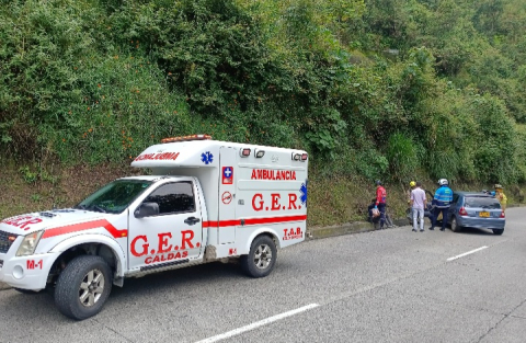 Accidente en Manizales 