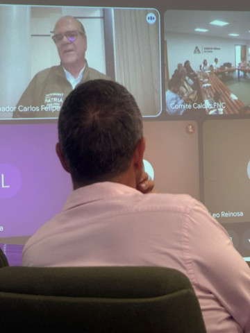 También se escuchó a los candidatos a Senado Fotos | Cortesía Comité Intergremial de Caldas | LA PATRIA