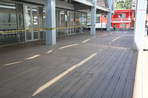 Tan nuevo y ya tiene daños Foto | Luis Fernando Trejos | LA PATRIA