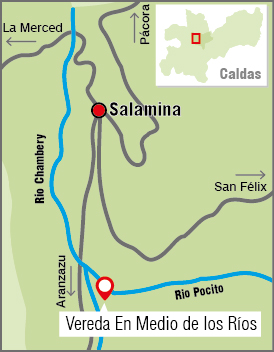 Ubicación vereda En Medio de los Ríos