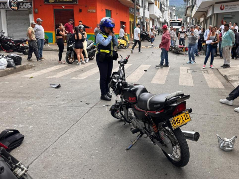 accidente motos Supia Caldas