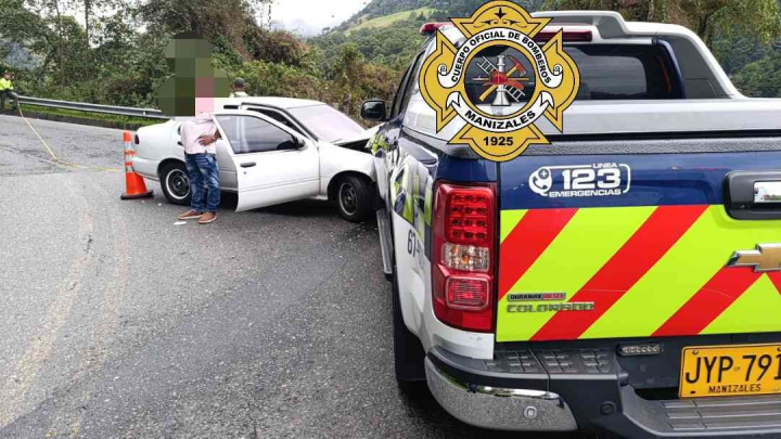 accidente carros Manizales