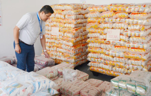 El sacerdote Edwin Andrés Prías, director del Banco de Alimentos y Delegado de la Pastoral Caritativa y Social de la Arquidiócesis de Manizales.