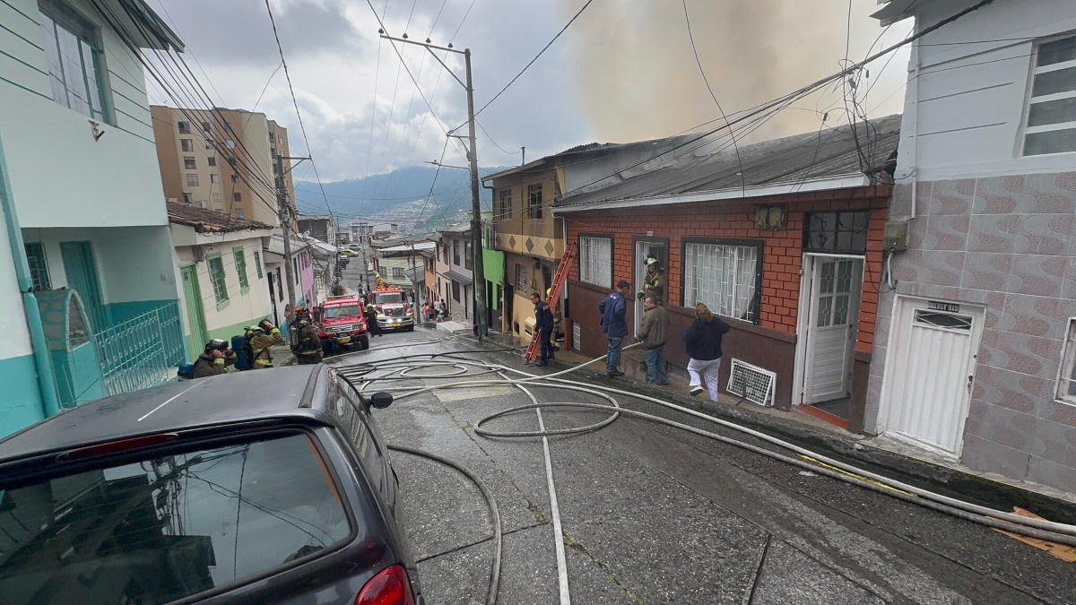 Incendio barrio La Argentina, Manizales