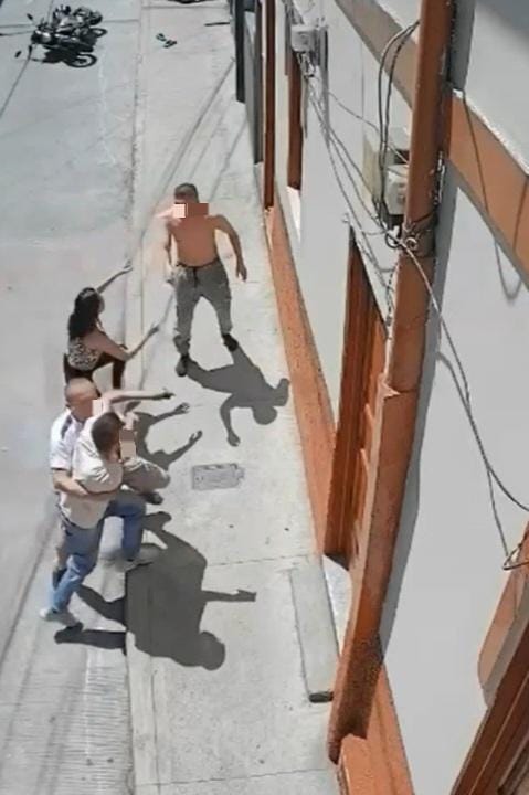 Foto| LA PATRIA El 24 de mayo pasado, el sujeto rondó la casa de su expareja en Manizales y terminó en una pelea con los familiares de ella.