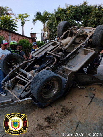 accidente transito Palestina Caldas yip