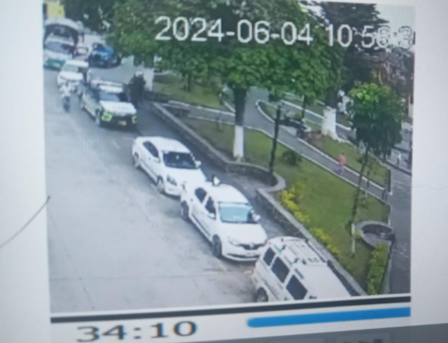 Uno de los casos en un parque
