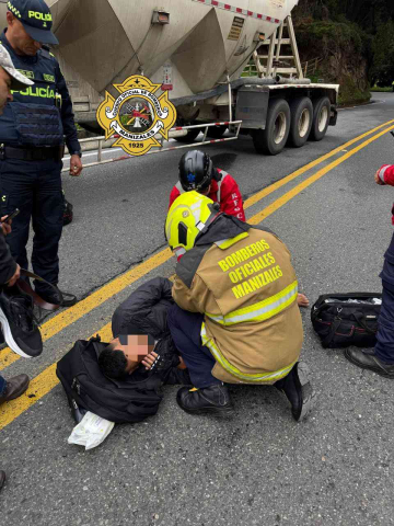 Choque vía a Bogotá