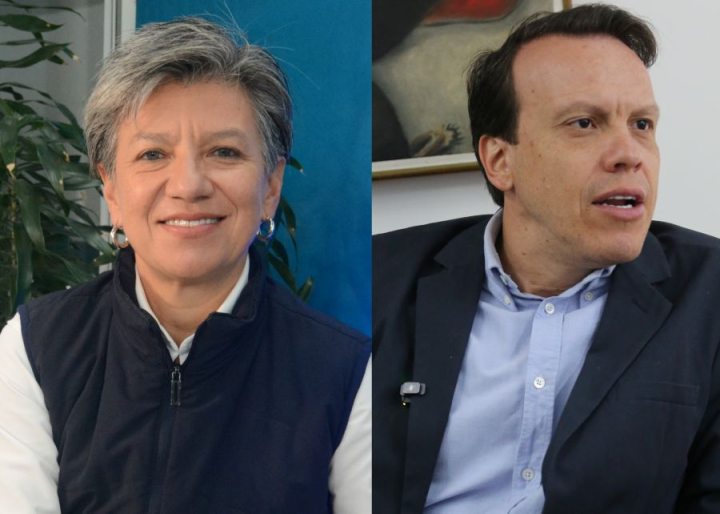 Claudia López y Leonardo Huerta