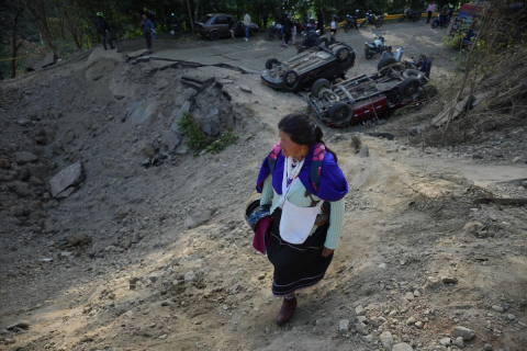 ataque terrorista en Cajibío (Cauca)