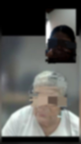 Las dos mujeres que eran procesadas. 