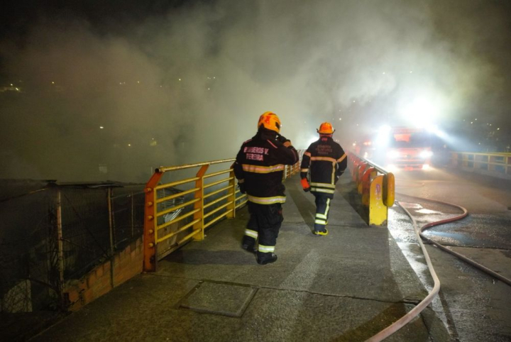 Incendio en La Alameda, Pereira.