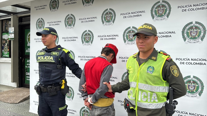 captura ladron Manizales