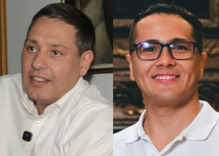 Mauricio Lizcano y Petro Luis de la Torre