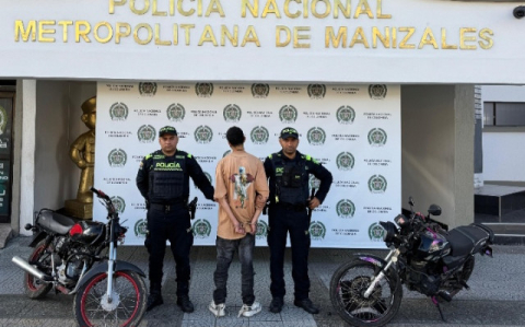 Según la Policía, el mismo sujeto habría participado días antes en el hurto de otra motocicleta marca Boxer CT 100.