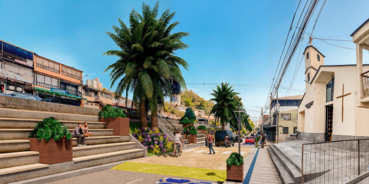 Proyección del "Paseo La Sultana".