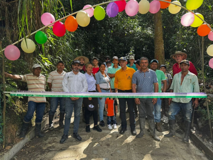 Los 200 metros de placa huella fueron construidos en cuatro tramos estratégicos