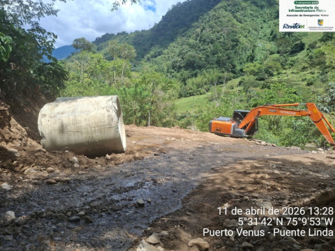 Obras en Puente Linda 