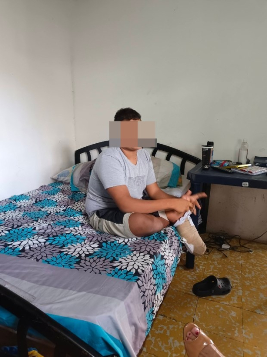  Richar Yoser Tapasco Largo, de 14 años. Foto autorizada.