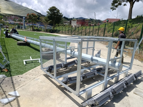 Iluminación estadio Aguadas, Caldas