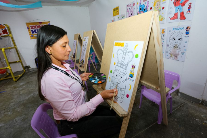 Yuri Cardona, creadora del emprendimiento Nannyland con el cual participa en la cuarta edición de la Feria Empresarial y de Emprendimiento de Manizales