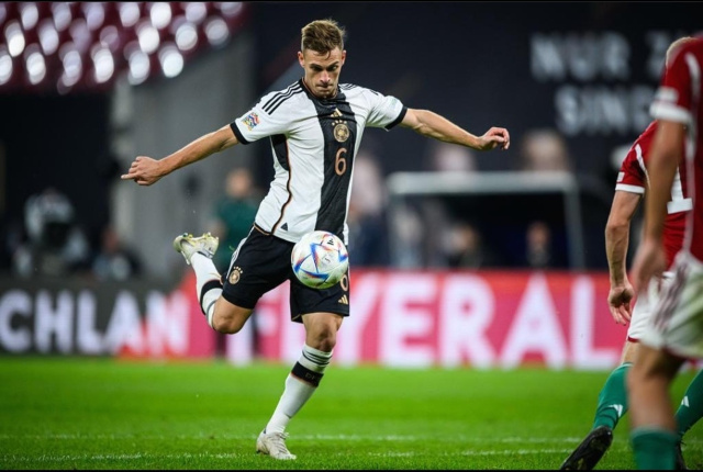 Joshua Kimmich con la selección alemana