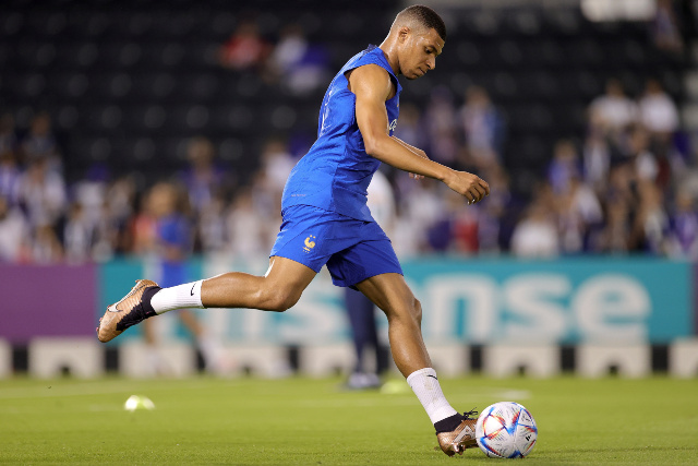 Kylian Mbappé con la Selección de Francia