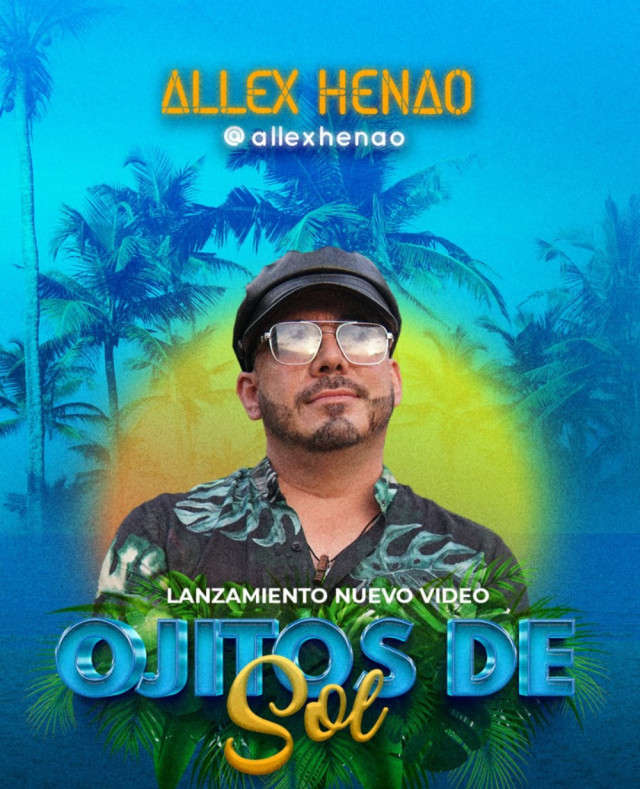 Foto Cortesía. Allex Henao es cantautor, músico, escritor, productor musical y comunicador social. Recientemente estuvo promocionando su música en República Dominicana.