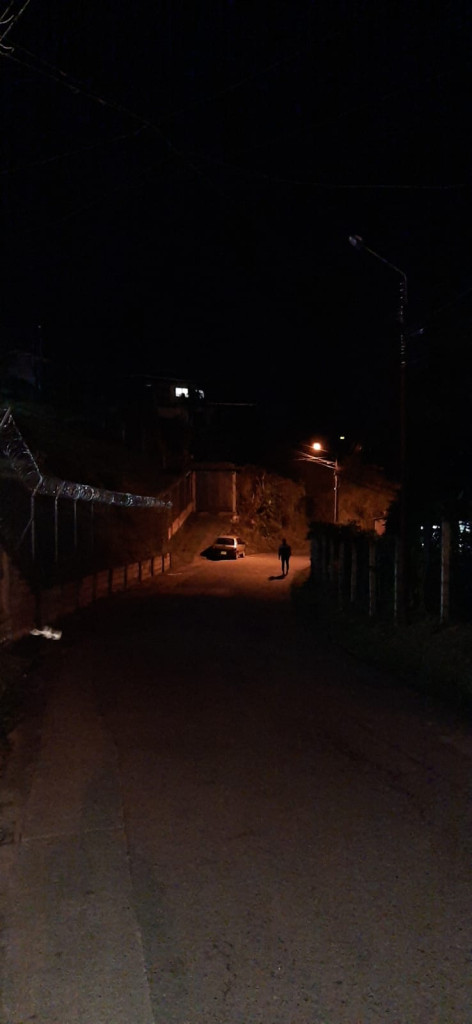 Foto|Cortesía|Q'HUBO Estado anterior del sector, con el alumbrado en malas condiciones.