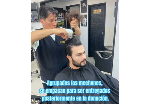 Donó el cabello Foto|Cortesía|LA PATRIA