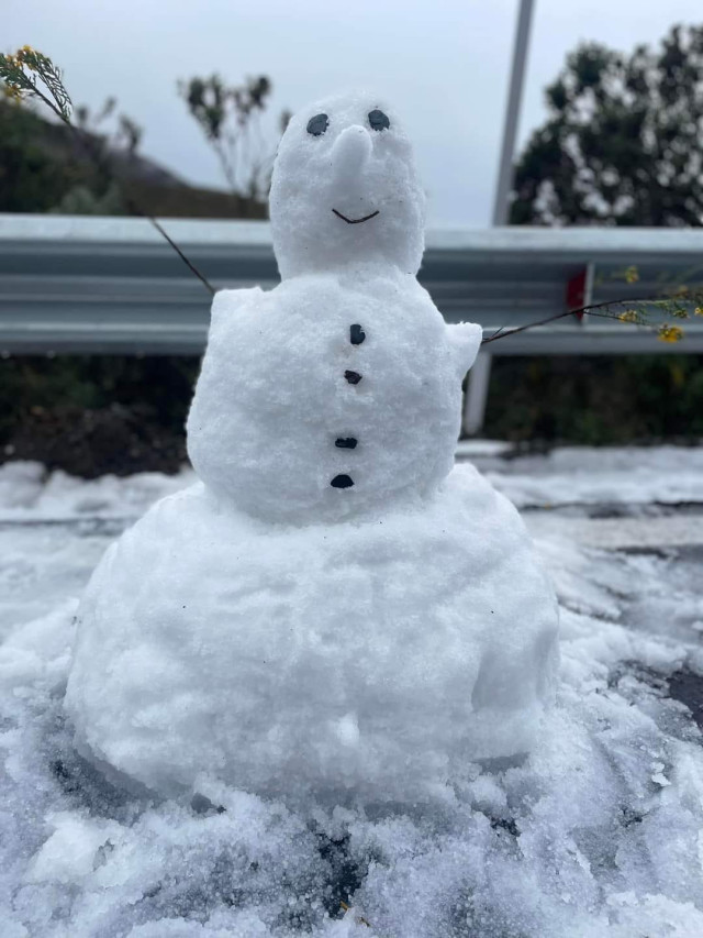 granizada en la vía a Murillo 