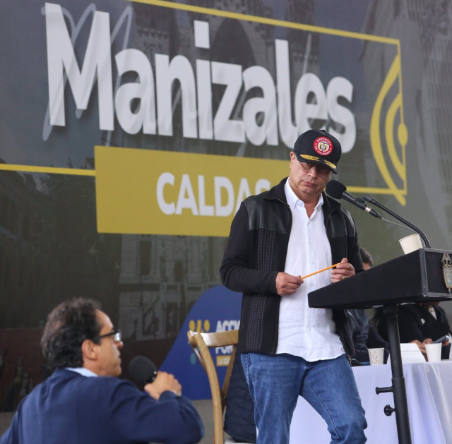 Gustavo Petro en Manizales