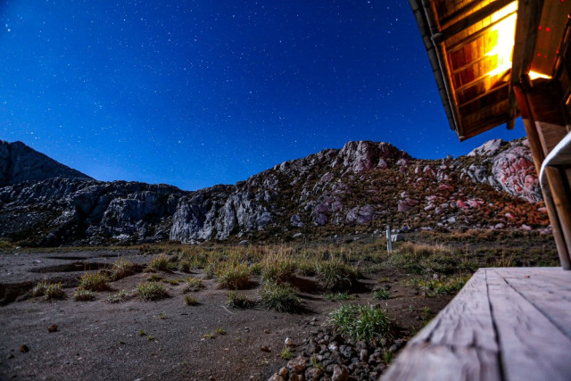 astrofotografía en el Nevado del Ruiz