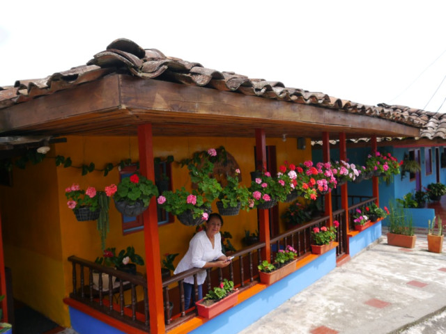 Casa campesina en la vereda Alto de la Mina en Chinchiná.