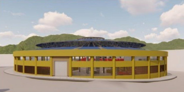 Diseño preliminar del exterior de la Plaza de Mercado renovada