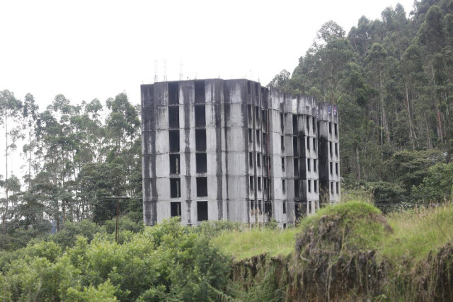 edificios abandonados en Manizales